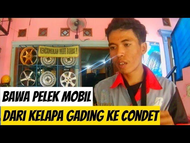 Pertama kali‼️Bawa pelek mobil, dari Kelapa Gading ke Condet