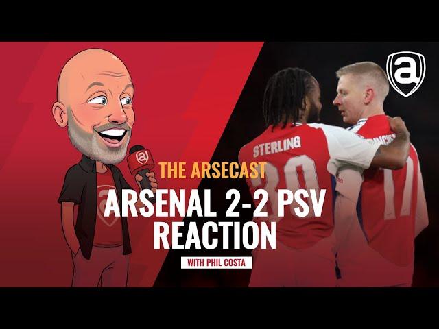 Arsenal 2-2 PSV Eindhoven Reaction | Arsecast