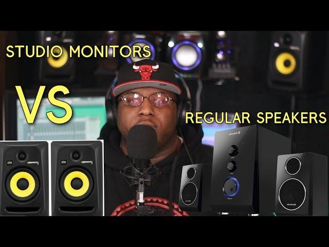 Studio monitors Vs Regular speakers