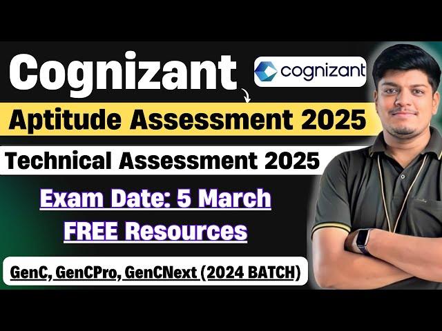 Cognizant Aptitude Assessment | Cognizant Technical Assessment | Exam Pattern, FREE Resources