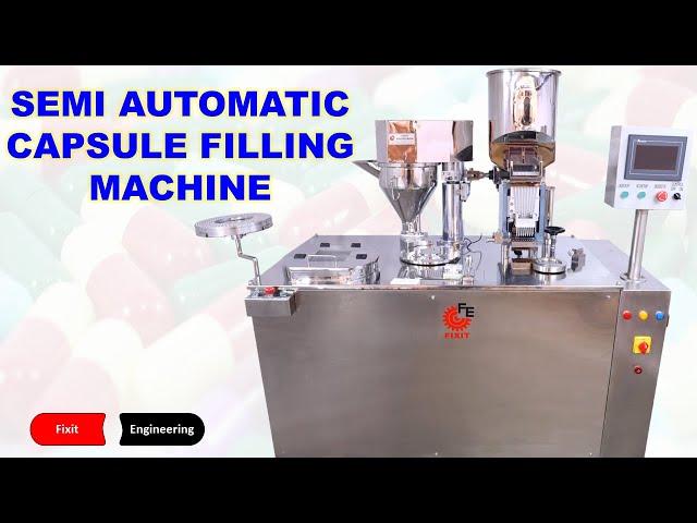 Semi Automatic Capsule Filling Machine Working Procedure