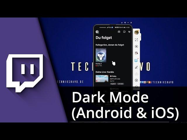 Twitch App Dark Mode | Twitch Dark Mode Android & iOS  Tutorial