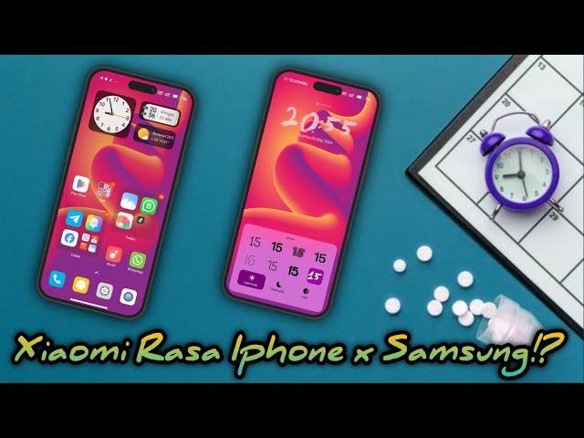 Iphone X Samsung !! 2 Tema Xiaomi Miui 14 Tembus Aplikasi - Terbaru Mirip Iphone & Samsung