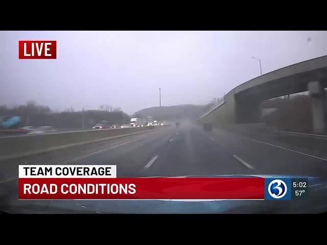 Tracking heavy rain and wind that could impact drivers