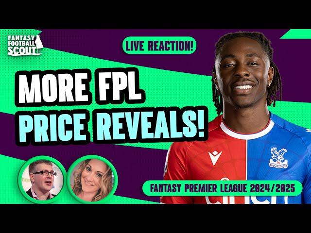 FPL PRICE REVEALS!  | PALMER, EZE, VARDY! | Fantasy Premier League Tips 2024/25