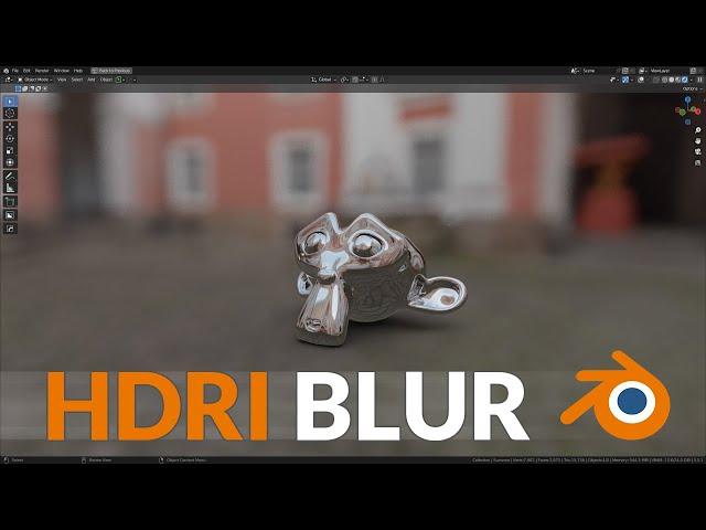 Blender HDRI Map blur