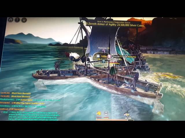 BDO bug. Jump off boat in epheria