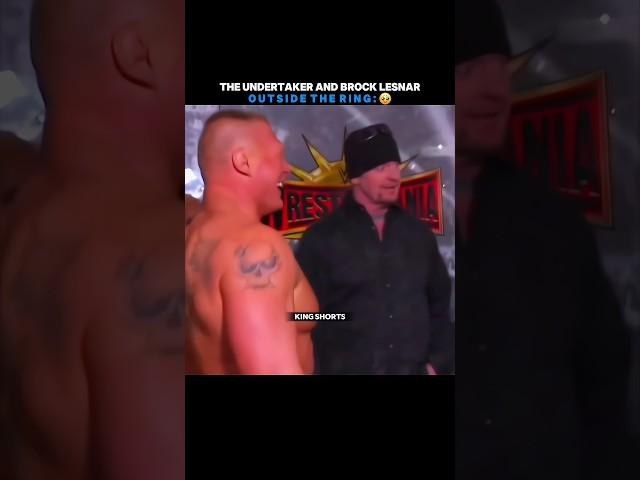 The Undertaker And Brock Lesnar Inside the Ring And Outside The Ring "Edit" | King Shorts