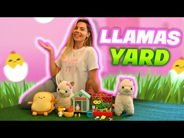 MY CRAZY LLAMAS GOT A YARD FOR THEIR MANSION !!