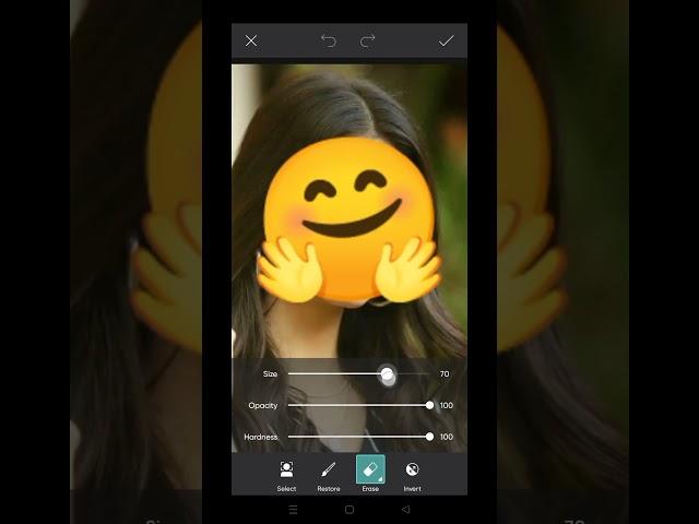 emoji remove from face||how to remove emoji from photo #picsart #shorts#emoji