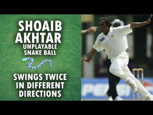 Shoaib Akhtar Snake Ball to VVS Laxman | unplayable fulltoss | Shoaib Akhtar bowling beyond physics