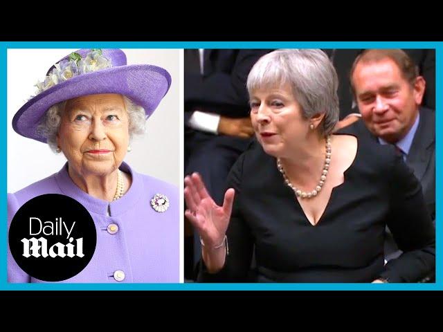 Theresa May recalls hilarious moment when she dropped CHEESE in front of the Queen