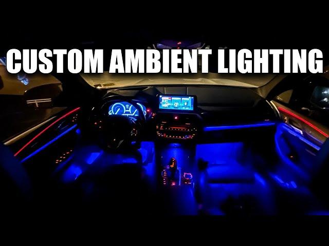 CUSTOM AMBIENT LIGHTING IN MY MODERN BMW FOR PRACTICALLY NOTHING!!!