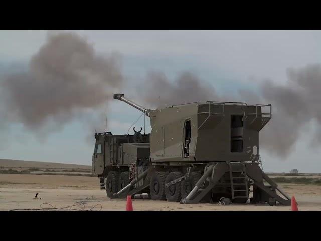 Elbit Systems and Rheinmetall  Live-Fire Demo of Automated 155mm Self-Propelled Howitzer