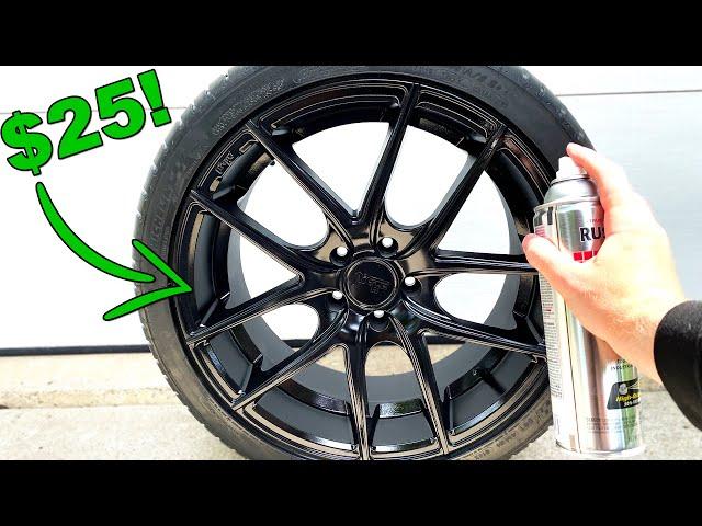 How To Spray Paint Your Wheels the Right Way (ONLY $25!)