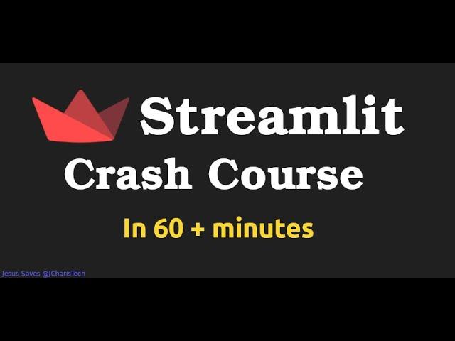 Streamlit Crash Course [2024]