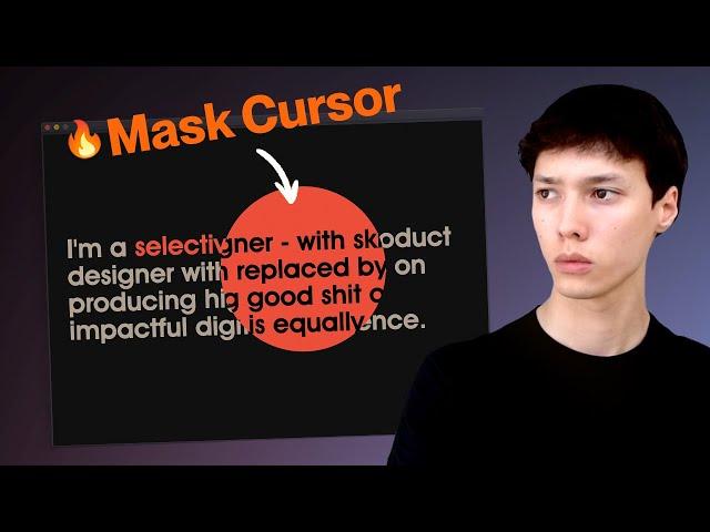 Build a Mask Cursor Effect With Nextjs and Framer Motion