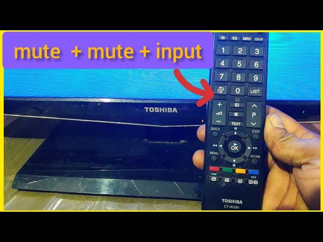 TOSHIBA LED tv service mode / Toshiba led tv service menu code