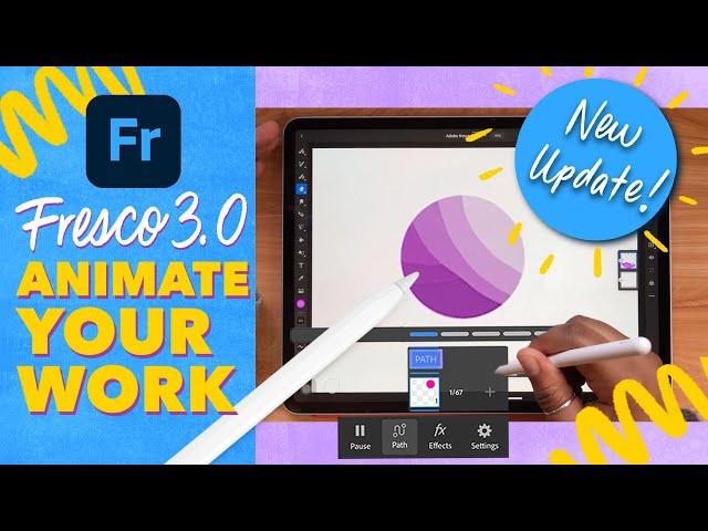 Animation Motion in Adobe Fresco (2022) | New 3.0 Update