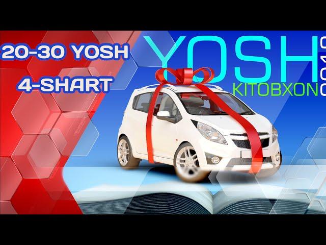 "YOSH KITOBXON-2019" 20-30 YOSH. 4-SHART VA TAQDIRLASH MAROSIMI