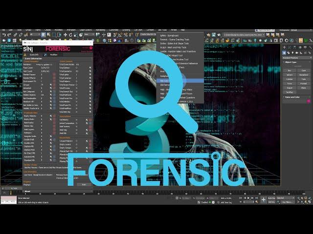 3ds Max MAXScript virus removal with Forensic