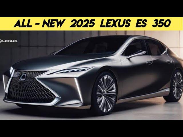 All-New 2025 Lexus ES 350 - facelift and more details