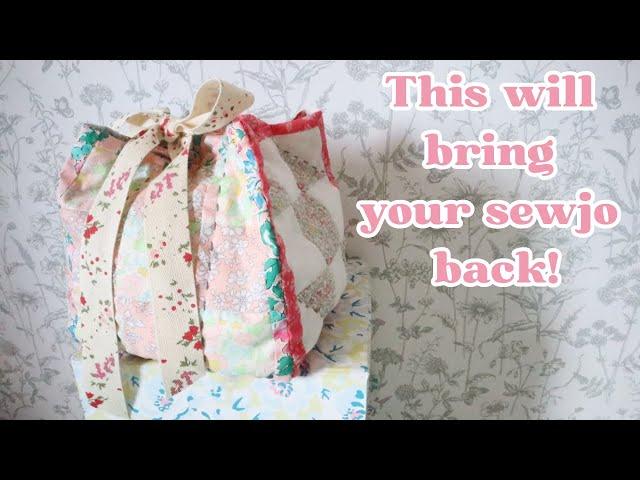 Quilt As You Go Project Bag and Tips for Using Liberty Tana Lawn