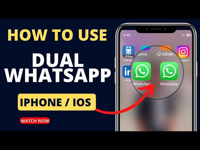 How To Use Dual Whatsapp In IPhone | IPhone Dual App use | IPhone tricks