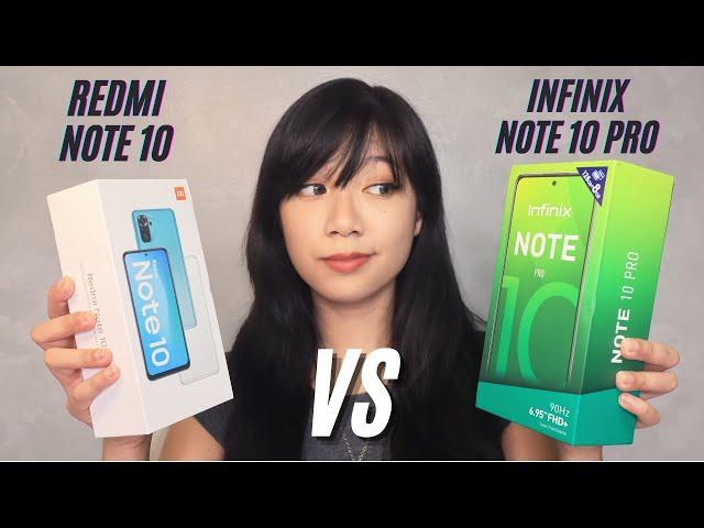 Infinix Note 10 Pro VS Redmi Note 10 |  BATTLE OF THE NOTES!