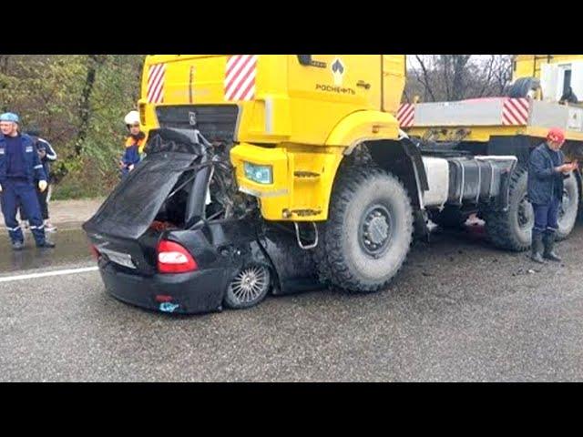 Insane Car Crash 2024 ! VERY Idiots Dangerous Truck Driving Skill Fails & Bad Day at Work 2024 !