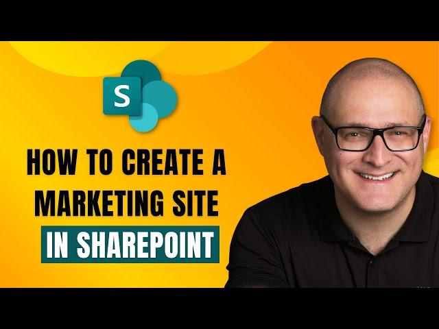 How to create a Marketing Department Site in SharePoint