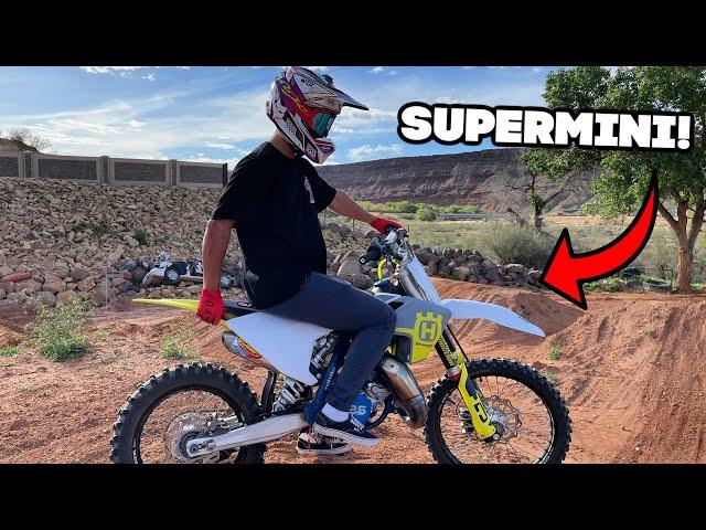 Sending BIG jumps on SUPERMINI 105cc!