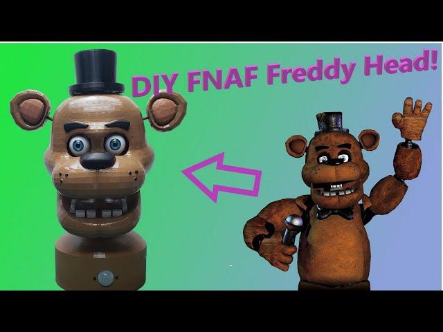 Tutorial DIY FNAF REAL life FREDDY animatronic head