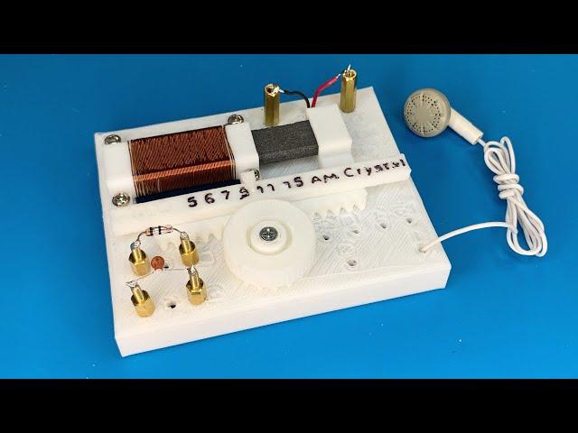 How to make , build a crystal radio How does Radio Crystal worke , Creality