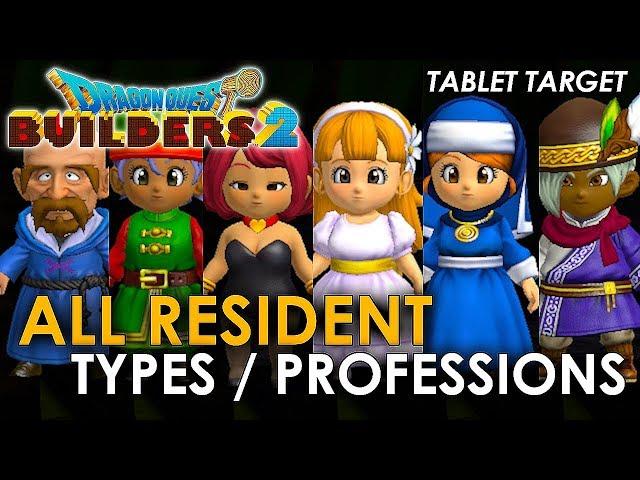 Dragon Quest Builders 2 - Recruit Residents With Different Jobs - 12 Profession (Guide)