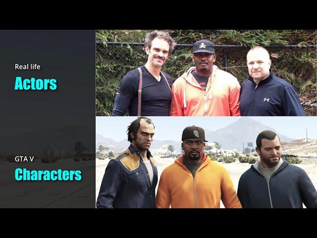 GTA V Characters vs Real life Actors