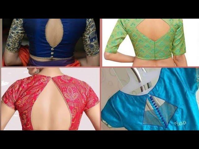 Boat neck blouse designs|kalyani #blousedesigns #blouseneckdesigns #blousebackneckdesign ##blouses