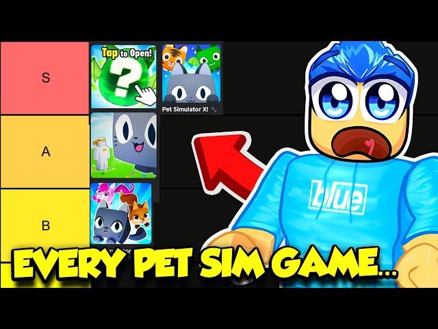 I Played EVERY PET SIMULATOR And Ranked Them All!