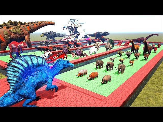 CELESTIAL SPINOSAURUS DEATHRUN WITH BOSSES (WATER & LAND)