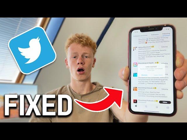 How To Fix Twitter Follow Limit Exceeded Error