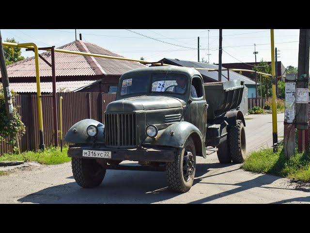 Покатушки на ЗИЛ-ММЗ-585 "Захар Захарыче". / Old Soviet dump truck ZIL-585 (ZIL-164).