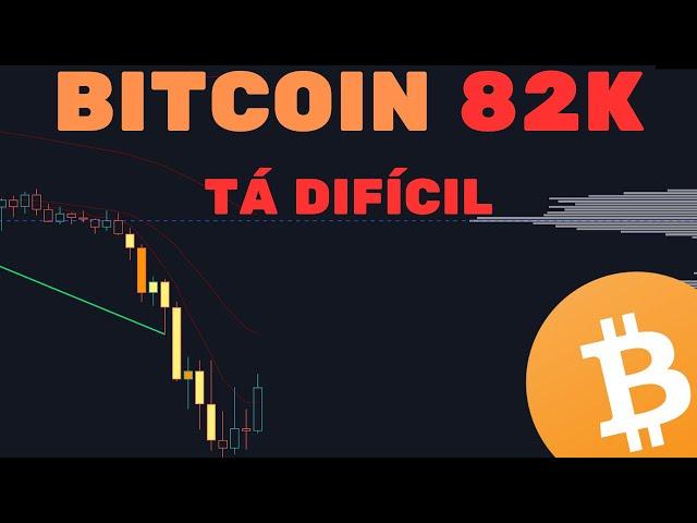 BITCOIN DUMP 82K + ALTCOINS APOCALIPSE + ESTRATÉGIA AGORA - Análise Técnica/Sentimento