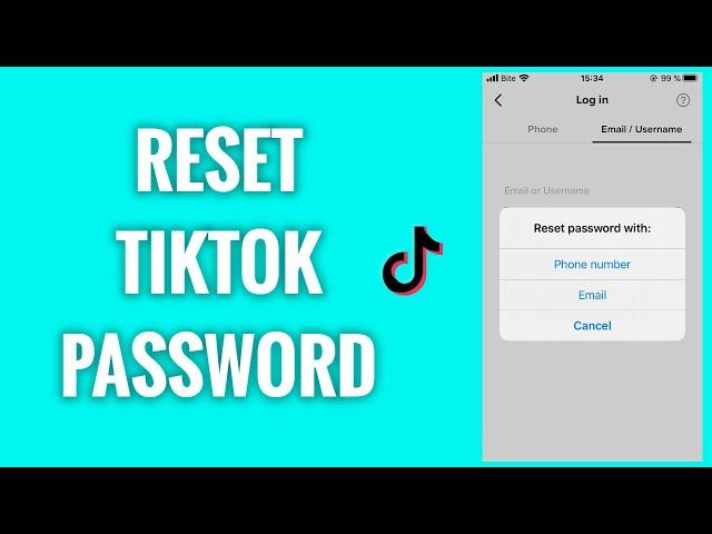 How To Reset TikTok Password