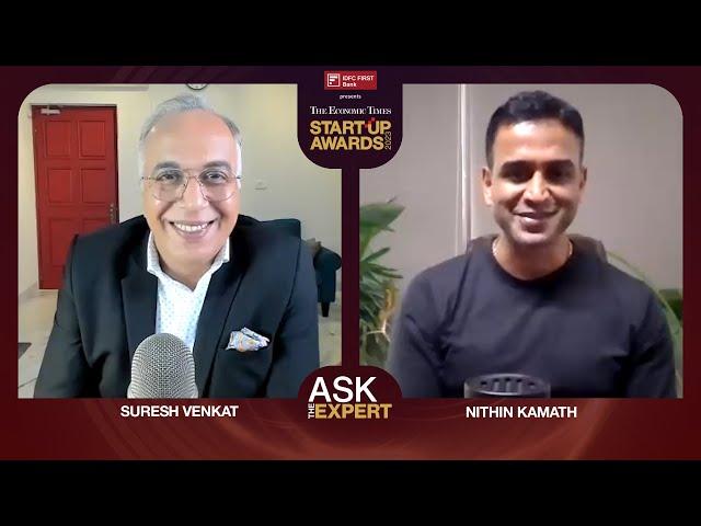 Economic Times Startup Awards | Ask the Expert | Episode 1 with Nithin Kamath, CEO - Zerodha