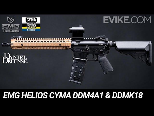 EMG Helios Daniel Defense DDM4A1 & DDMK18 Airsoft AEG Rifles Review