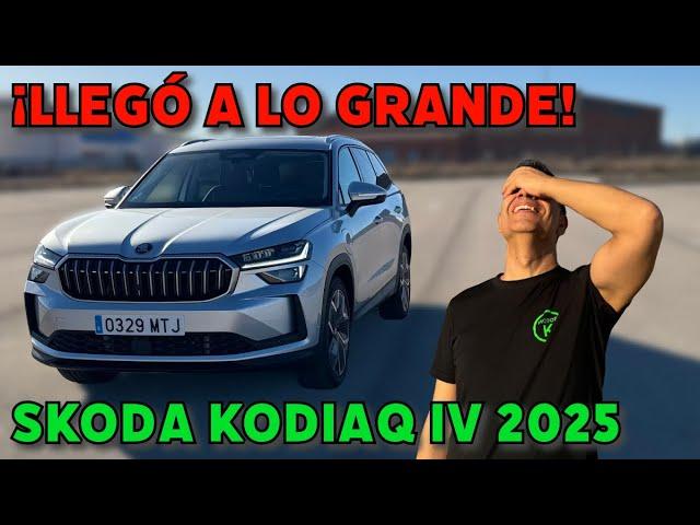 ¡Llegó a lo grande! SKODA KODIAQ iV Review PRUEBA AUTONOMÍA ELÉCTRICA y CONSUMO 120 km/h MOTORK