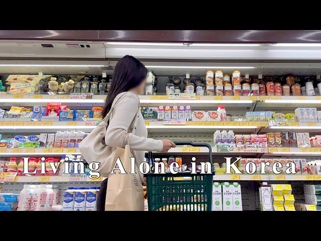 Living Alone in Korea | cozy rainy day life, Introvert's outing, and Self-Care vlog