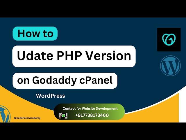 How to Update PHP Version in WordPress GoDaddy Hosting || GoDaddy PHP Version Upgrade Tutorial