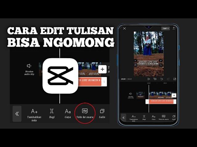 CARA EDIT TULISAN MENJADI SUARA OTOMATIS DI CAPCUT