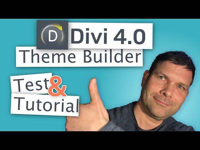 Divi 4.0 Theme Builder Test & Anleitung (Deutsch)